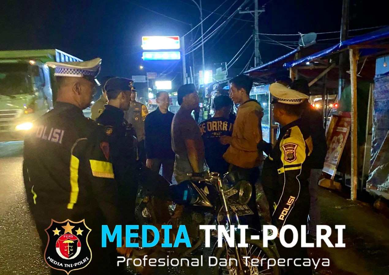 Wujudkan Sitkamtibmas Aman Kondusif, Polres Lampung Tengah Gelar Apel Siaga dan Patroli KRYD Akhir Pekan
