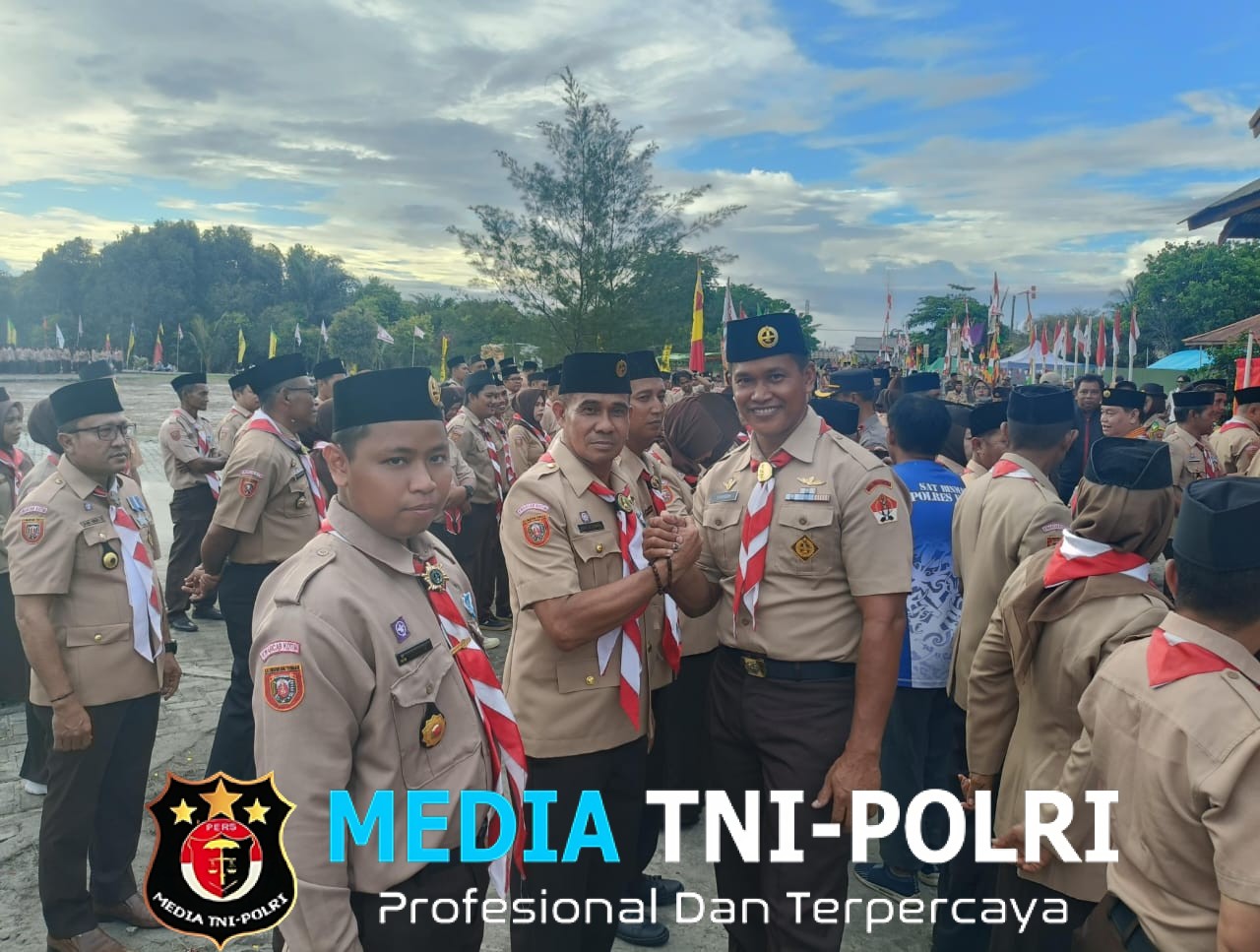 Komandan Kodim 1015/Sampit Mengikuti Kemah Besar Pramuka