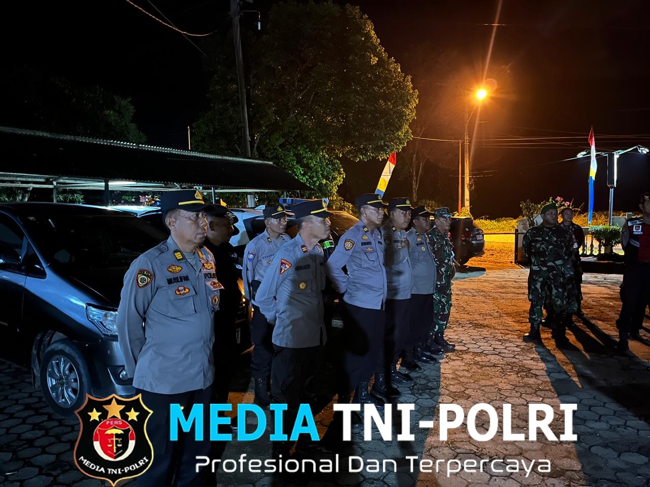 Jaga Kondisi Kamtibmas Jelang Kunker Presiden, Polres Lampung Utara Gelar Patroli