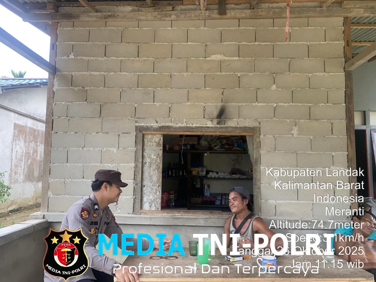 Polsek Meranti Perkuat Kemitraan Polisi dan Masyarakat Lewat Ngopi Bareng Warga