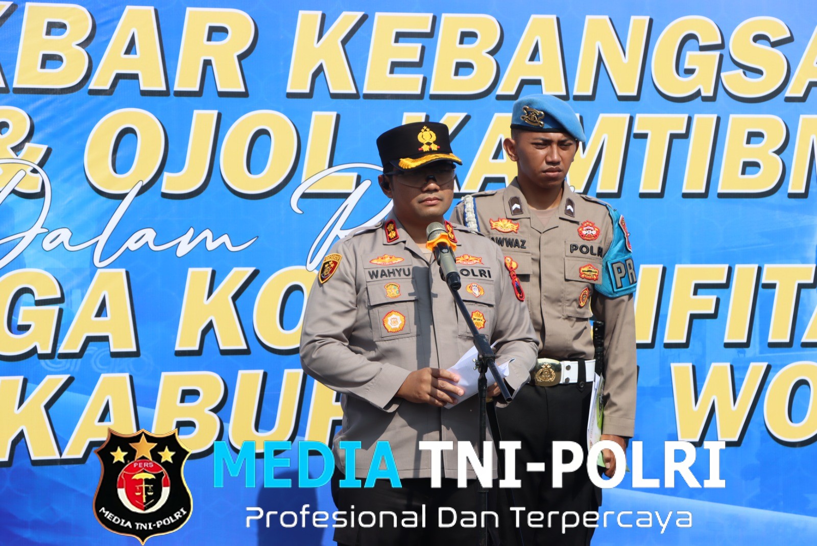 Polres Wonogiri Gelar Apel Akbar Kebangsaan Pekerja dan Ojol Kamtibmas Wujud Sinergi dan Kebersamaan Menjaga Wonogiri Aman