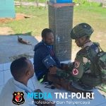 Kesehatan Masyarakat Adalah Prioritas Utama, Satgas Yonif 521/DY Melaksanakan Pelayanan Gratis Warga yang Datang Berobat ke Pos TNI