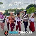 Pastikan Keselamatan Masyarakat, Satlantas Polres Lampung Tengah Gelar Pam Rawan Pagi di Titik Padat Lalu Lintas