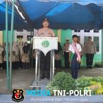 Upacara Bendera di Sekolah Al Maksum Stabat, Kapolres Langkat Sampaikan Pesan Moral dan Kedisiplinan