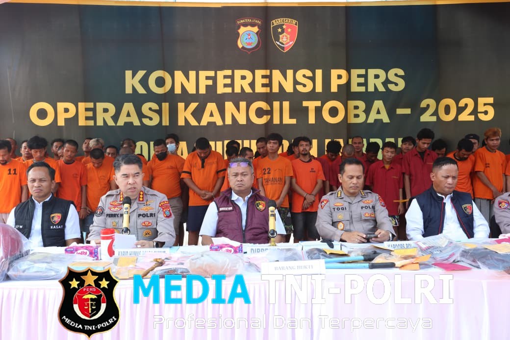 Operasi Kancil Toba 2025, Polda Sumut Tunjukkan Komitmen Berantas Curanmor dan Kejahatan Jalanan