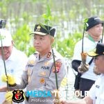 Kapolda Banten Dampingi Wakil Presiden RI dalam Kegiatan Perlindungan dan Pengelolaan Ekosistem Mangrove di Kabupaten Tangerang