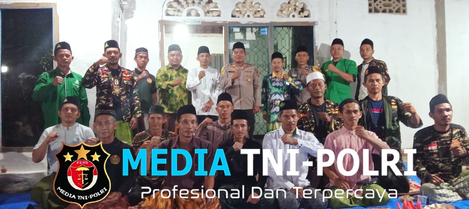 Wawasan Kebangsaan dari Kapolsek untuk Banser di Acara “Ngopi Bareng”di Desa Gading Jaya, Tabir Selatan