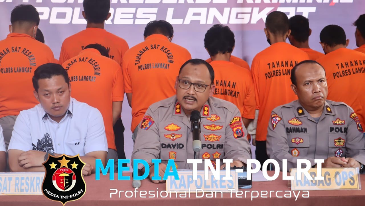 Polres Langkat Ungkap 8 Kasus Curanmor dan Penadahan Selama Operasi “Kancil Toba 2025