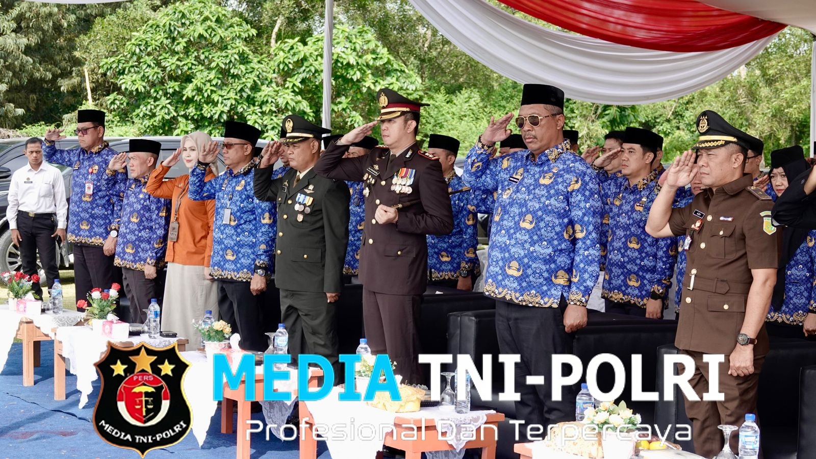 Kapolres Lampung Tengah Ikuti Upacara Sumpah Pemuda ke-97, Kobarkan Semangat Persatuan dan Kebangsaan
