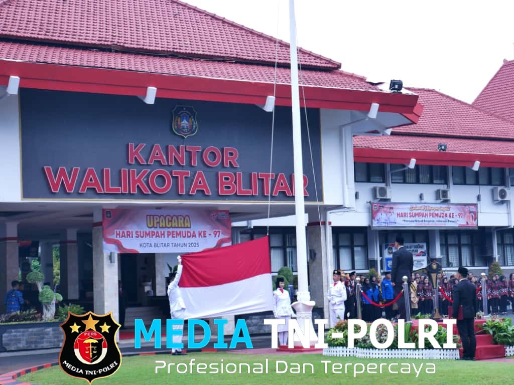 Dandim 0808/Blitar Hadiri Upacara Peringatan Hari Sumpah Pemuda Ke 97 Tahun 2025