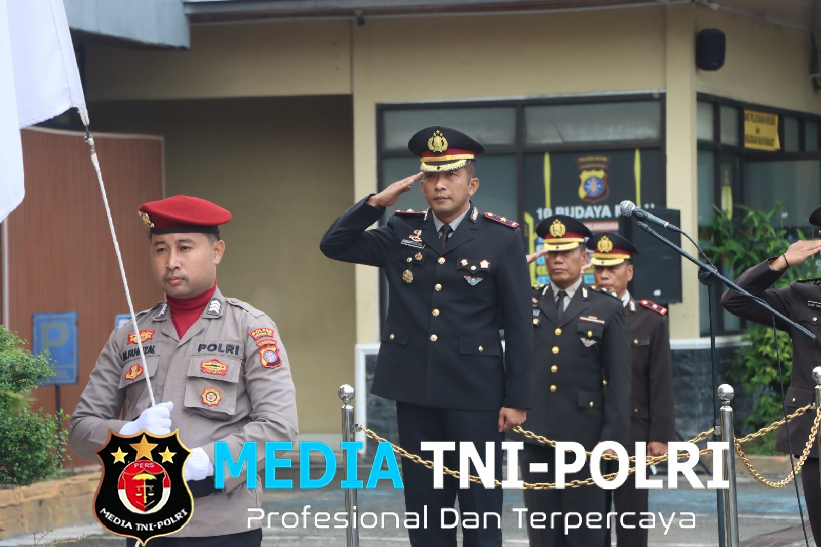 Polres Kotim Gelar Upacara Hari Sumpah Pemuda ke 97 Berikan Reward Kepada Personil Berprestasi