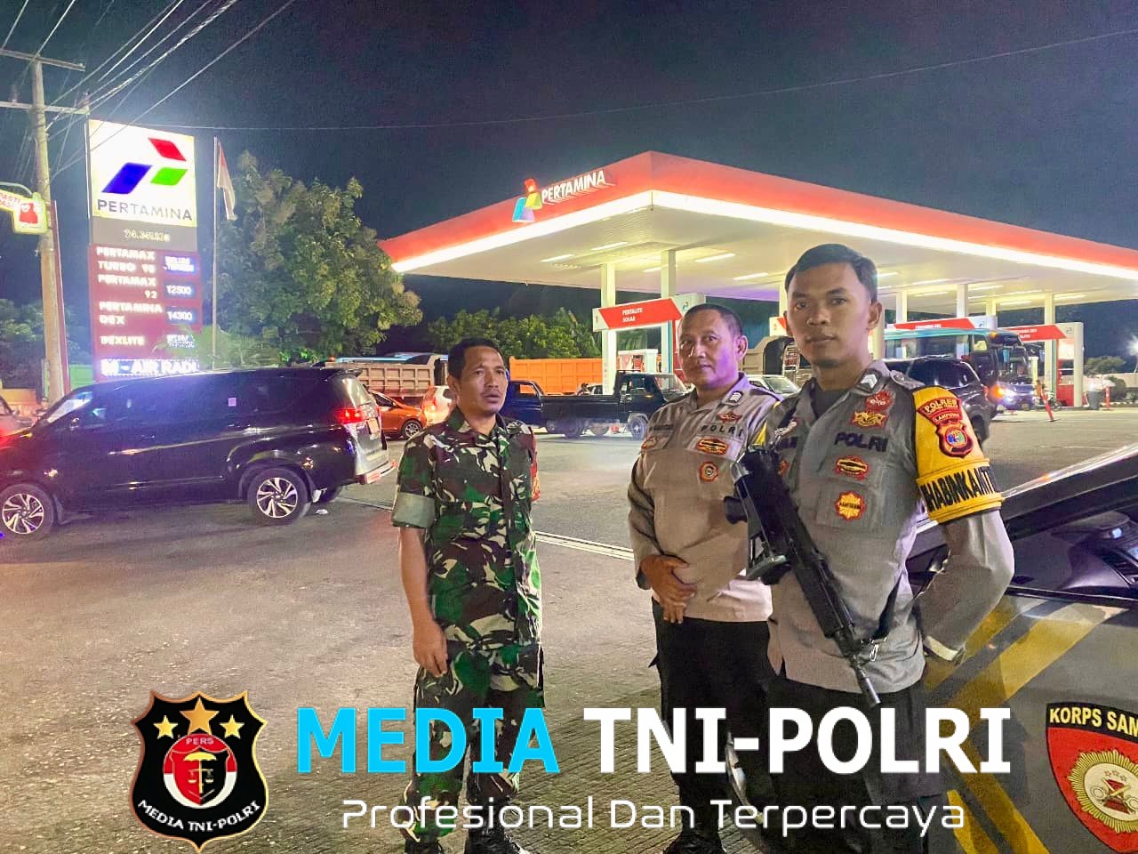 Sinergitas TNI–Polri di Trimurjo, Hadir untuk Keamanan dan Kenyamanan Warga