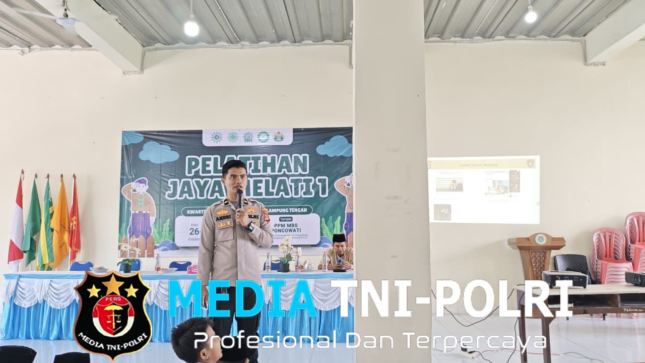 Polres Lampung Tengah Beri Penyuluhan Anti-Bullying di Muhammadiyah Boarding School Poncowati
