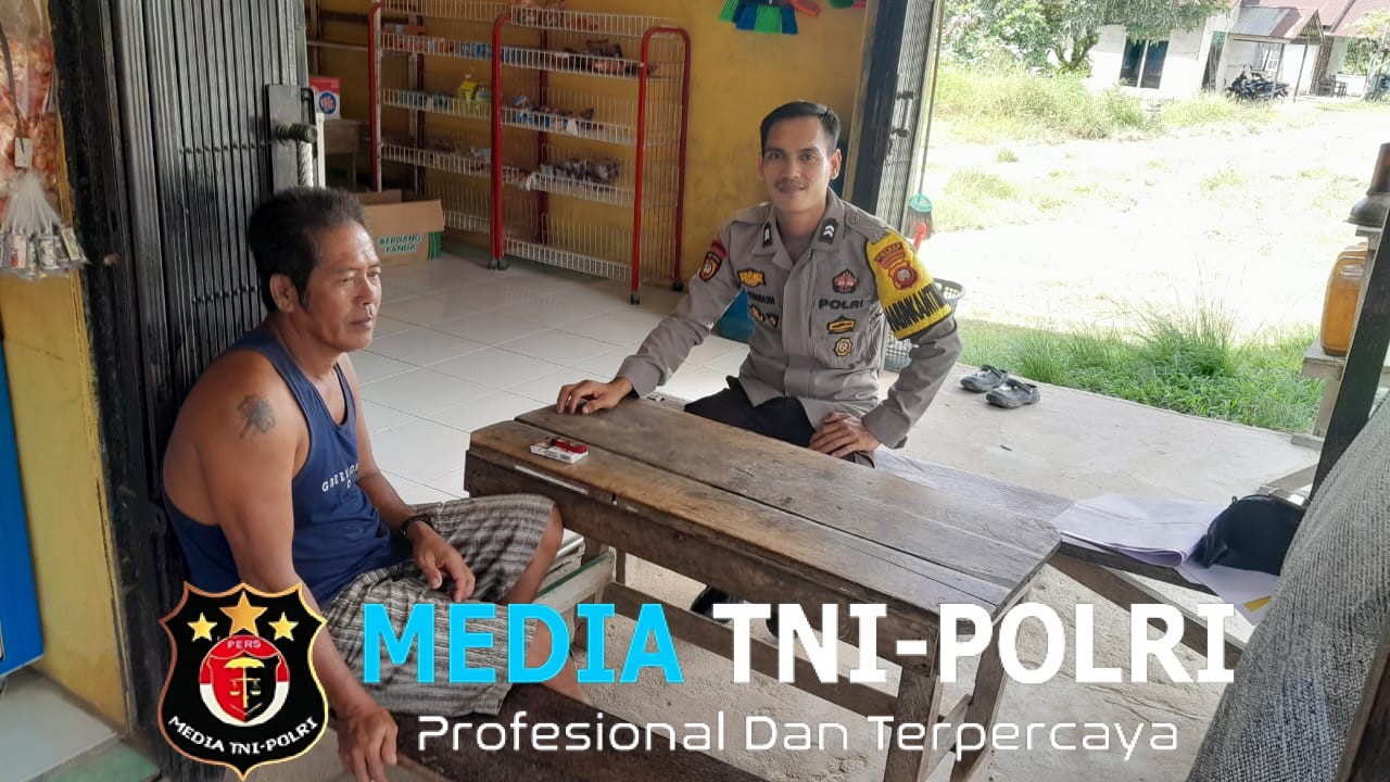 Wujudkan Kamtibmas Kondusif, Bhabinkamtibmas Polsek Sebangki Aktif Lakukan Sambang ke Warga