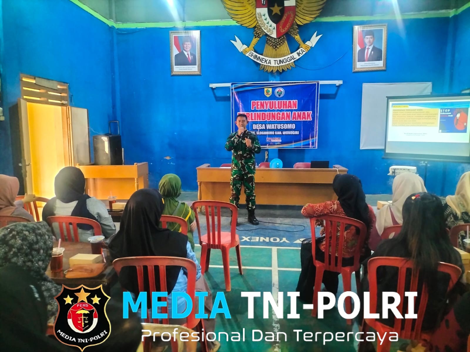 Cegah Bullying, Babinsa Slogohimo Berikan Edukasi Kepada Orang Tua Murid