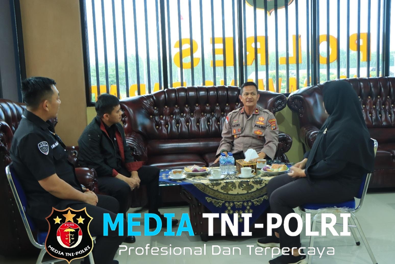 Polres Tulang Bawang Barat Terima Kunjungan Tim Divisi Teknologi Informasi dan Komunikasi (TIK) Mabes Polri