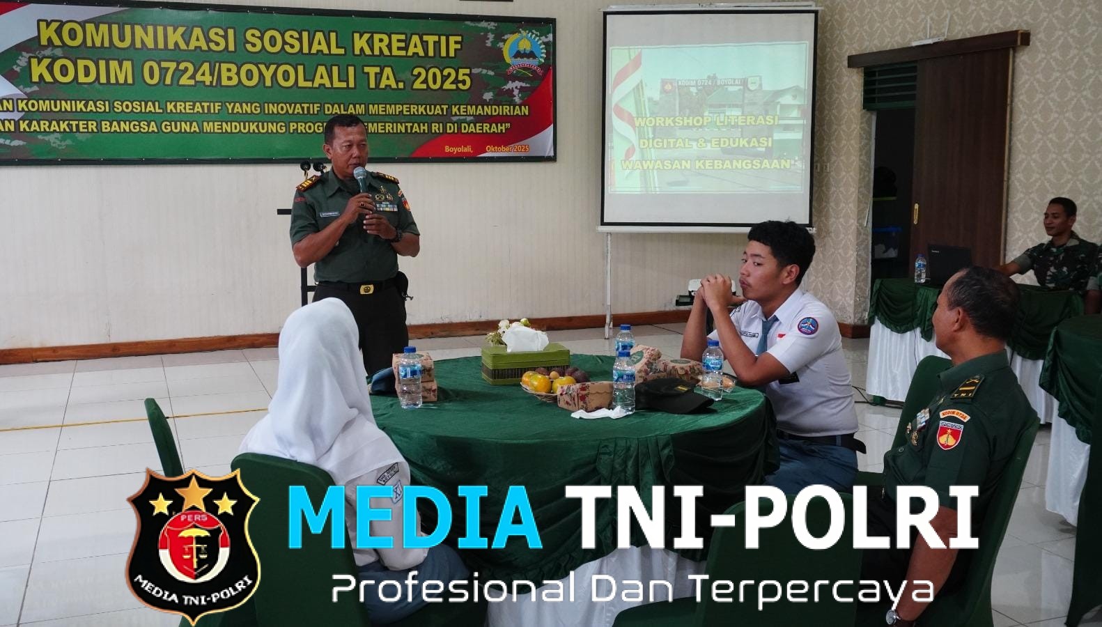 Kodim 0724/Boyolali Gelar Komsos Kreatif, Perkuat Sinergi dan Karakter Bangsa di Era Digital