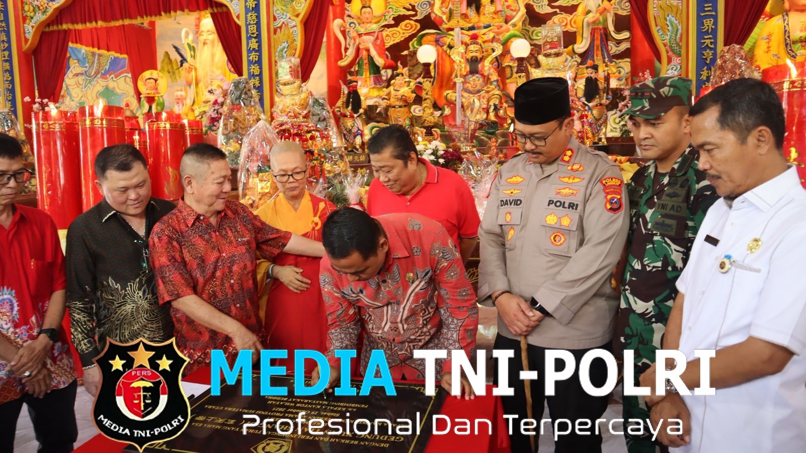 Kapolres Langkat Hadiri Peresmian Gedung Baru XUAN TIAN SHANG Di Vihara Avalokitesvara Stabat