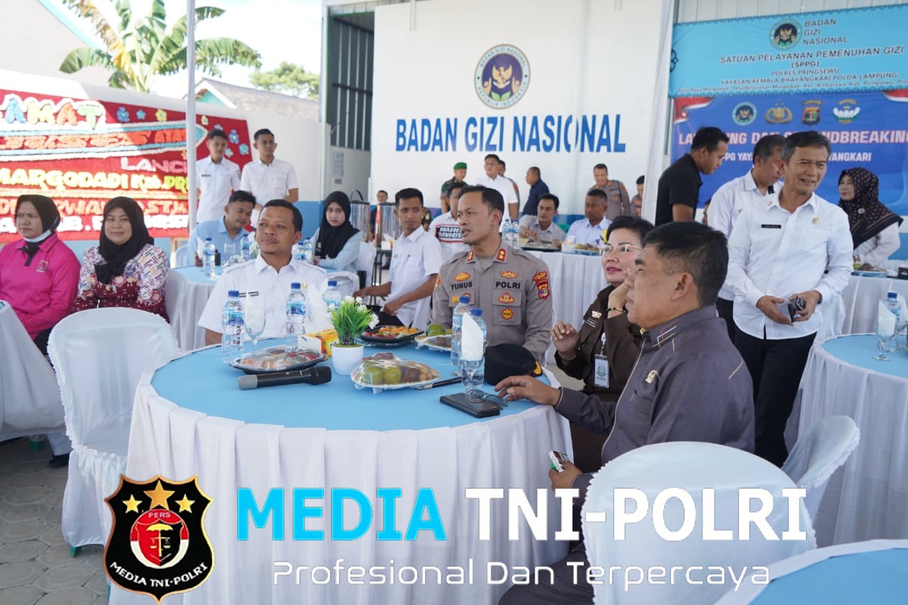 Bupati Pringsewu Hadiri Launching SPPG Yayasan Kemala Bhayangkari