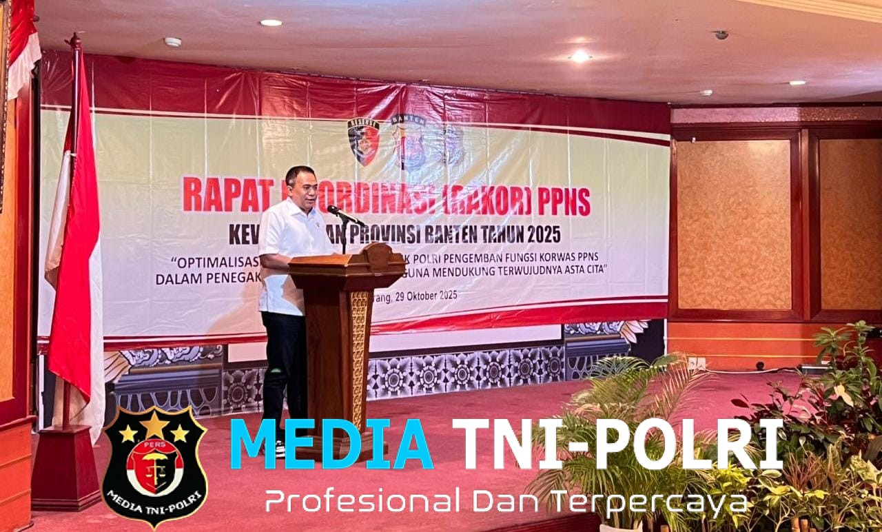 Dirkrimsus Polda Banten Pimpin Rapat Koordinasi (Rakor) PPNS Kewilayahan Propinsi Banten T.A 2025