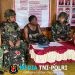 Damai Itu Indah Prajurit Yonif 521/DY Anjangsana di Kediaman Gembala GKII Daerah Bolakme Wujud Toleransi
