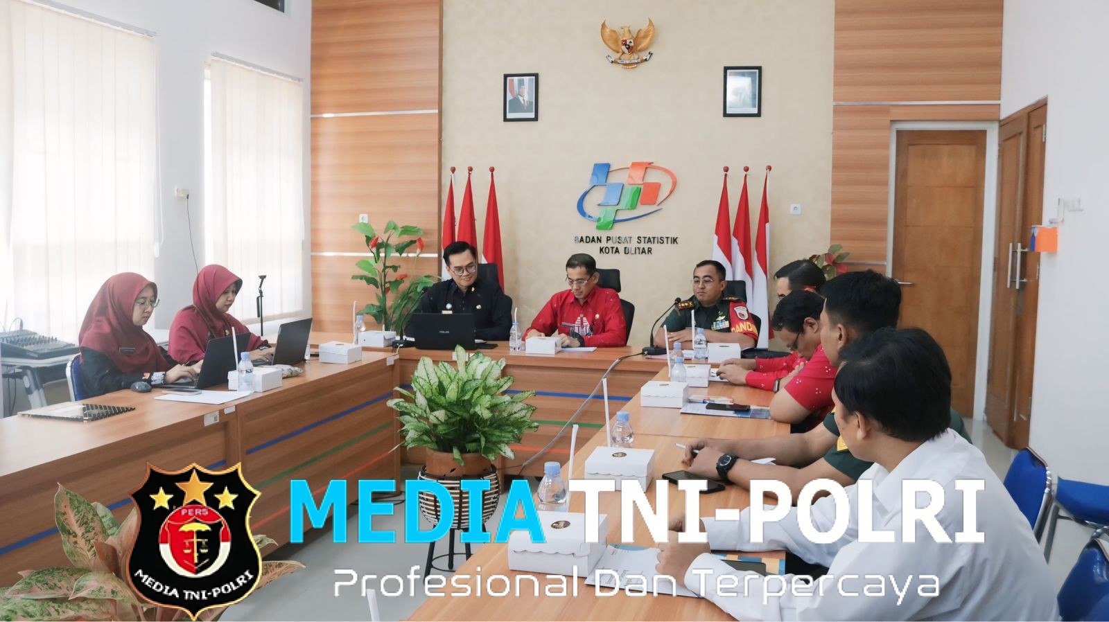 Dandim 0808/Blitar Hadiri Rapat Koordinasi Survei Monitoring dan Evaluasi Program Makan Bergizi Gratis