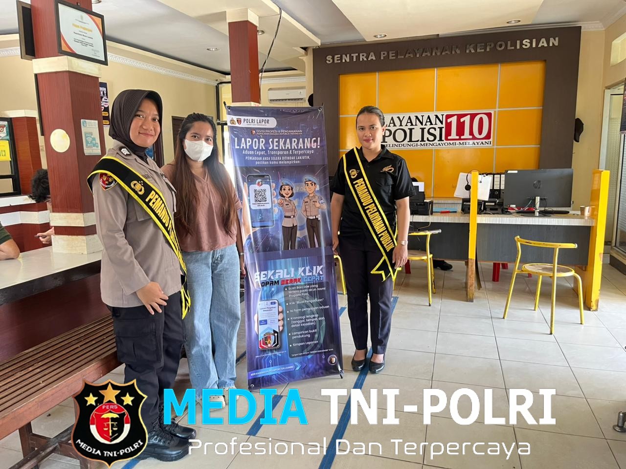 Polwan Polres Landak Wujudkan Pelayanan Publik yang Profesional, Modern, dan Humanis