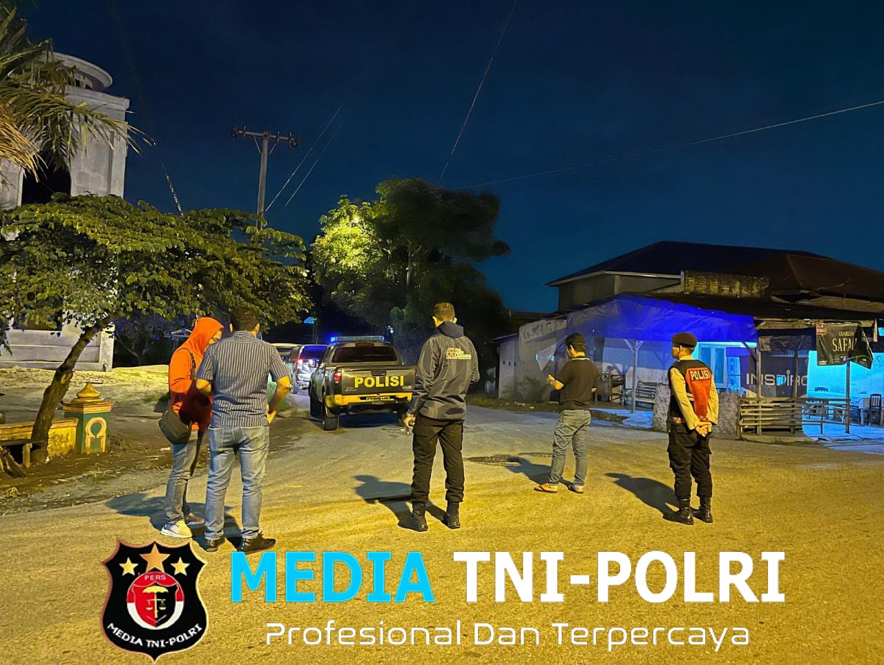 Patroli Blue Light Polresta Deli Serdang Wujudkan Malam Aman dan Kondusif