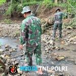 Satgas TMMD Yonarmed 8 Terus Kejar Target Normalisasi Sungai di Dusun Lebaksari
