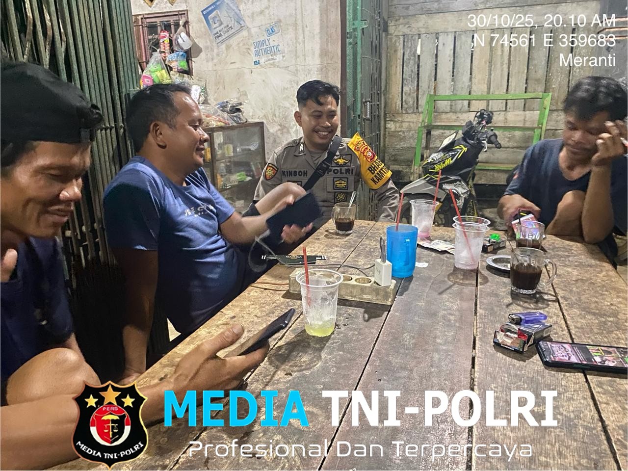 Polsek Meranti Intensifkan Patroli Malam untuk Antisipasi Kejahatan Jalanan