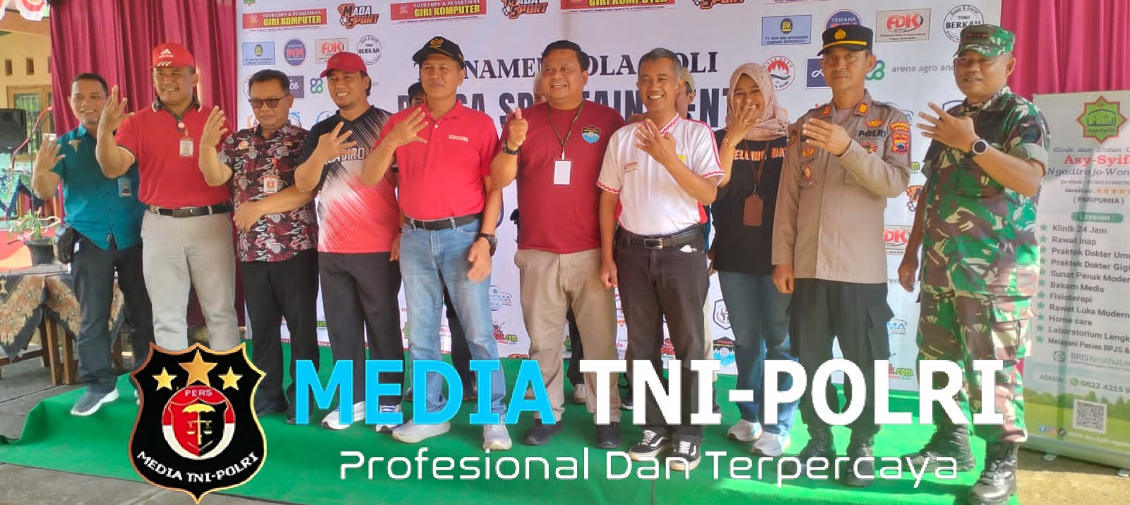Polsek Ngadirojo Kawal Pembukaan PONSA IV Sportainment, Wujud Dukungan Polri bagi Pembinaan Siswa Sejak Dini
