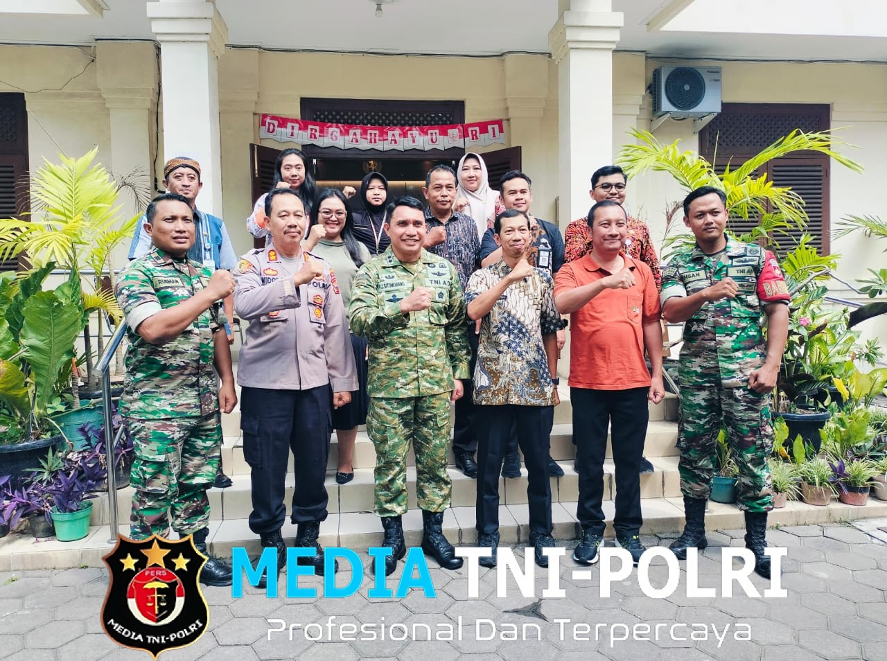 Dandim 0735/Surakarta Sambangi Perangkat Kelurahan Serengan