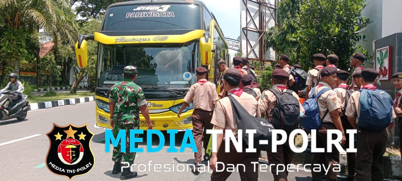 Kodim Boyolali Berangkatkan Siswa SMK Karya Nugraha Ikuti Kegiatan KKRI di Rindam IV/Diponegoro