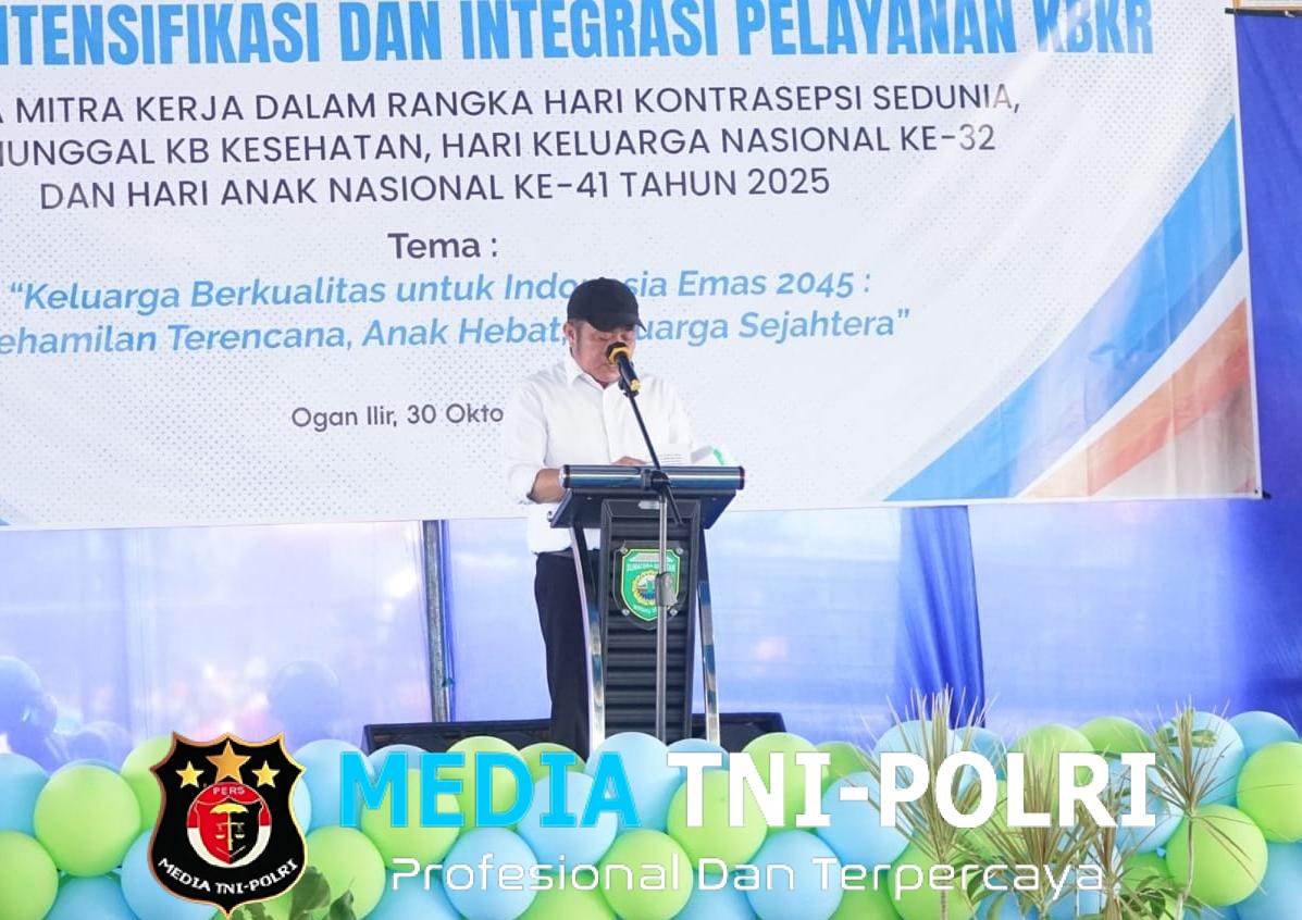 Dandim 0402/OKI-OI Turut Warnai Peringatan Harganas dan HAN di Ogan Ilir “Keluarga Bahagia, Anak Hebat, Indonesia Kuat”