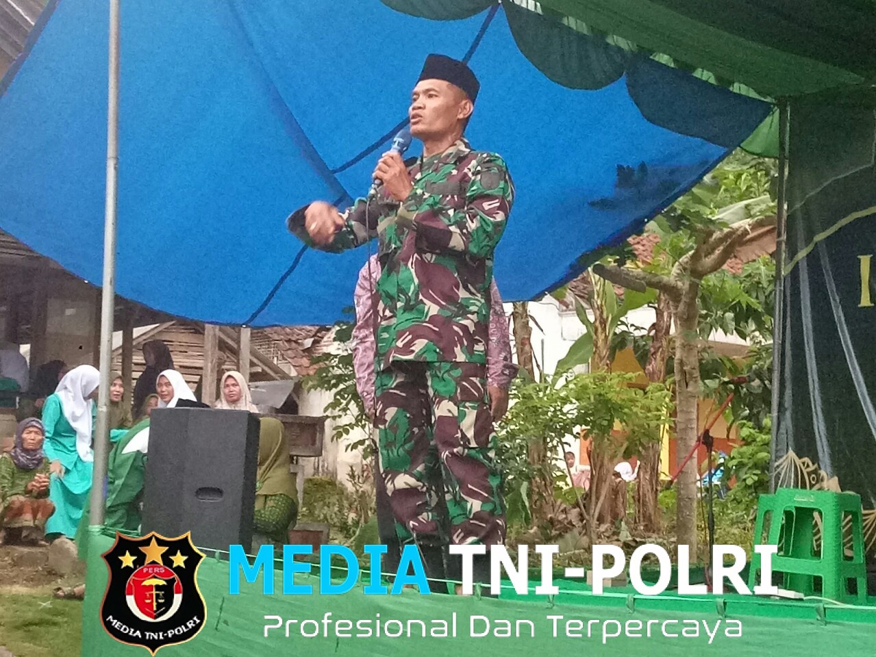Kasdim 0818 Hadiri Istighosah dan Tabligh Akbar di Lebak Harjo, Tekankan Pentingnya Sinergi TNI dan Masyarakat