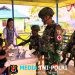 Edukasi Kesehatan Satgas Yonif 521/DY Pos Eragayam dengan Instansi Puskesmas