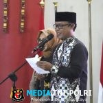 Kapolres Lampung Tengah Hadiri Pisah Sambut Kajari Wujud Soliditas Antar Lembaga Penegak Hukum