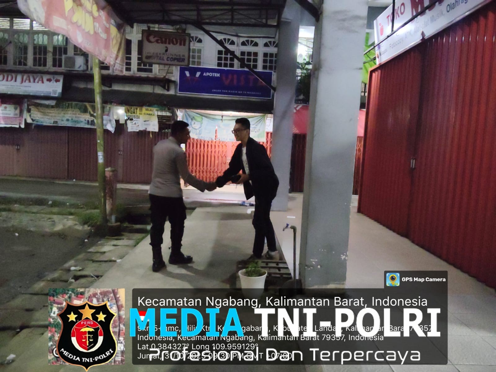 Giat Patroli Malam Polsek Kuala Behe, Ciptakan Situasi Kamtibmas Yang Aman