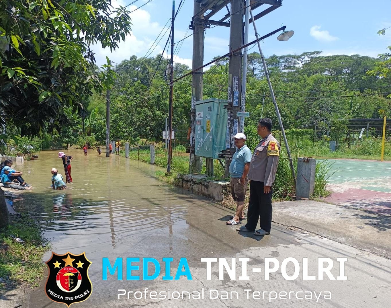 Banjir Genangi Perumahan Vila Mutiara Cikarang 2 Blok C, Air Mulai Surut