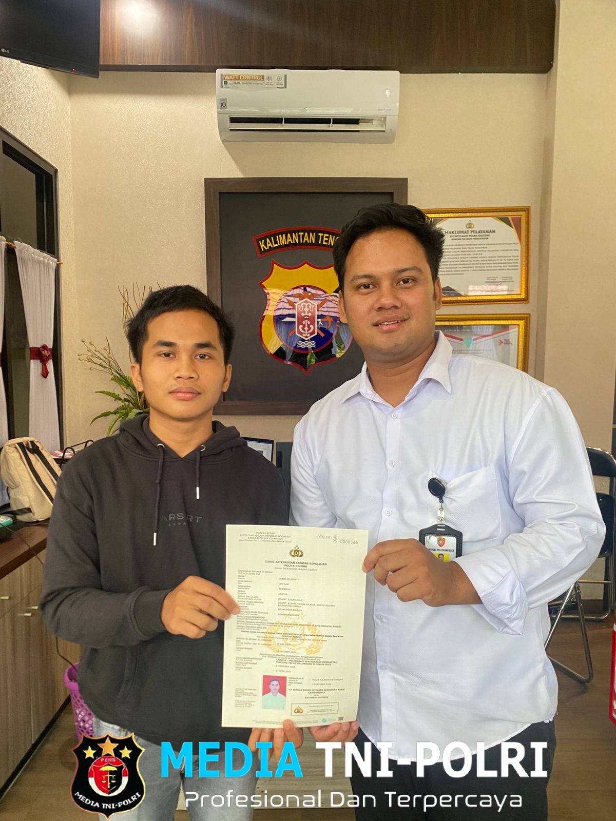 Warga Apresiasi Pelayanan SKCK Online Polda Kalteng yang Ramah dan Cepat