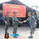 ‎Tinjau Kesiapan Lapangan, Asintel Pasmar 1 Kunjungi Posko Satgasker Patroli Sungai Marinir