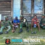 Bersama Rakyat Satgas Yonif 521/DY Hadirkan Cinta dan Kebersamaan di Tanah Papua