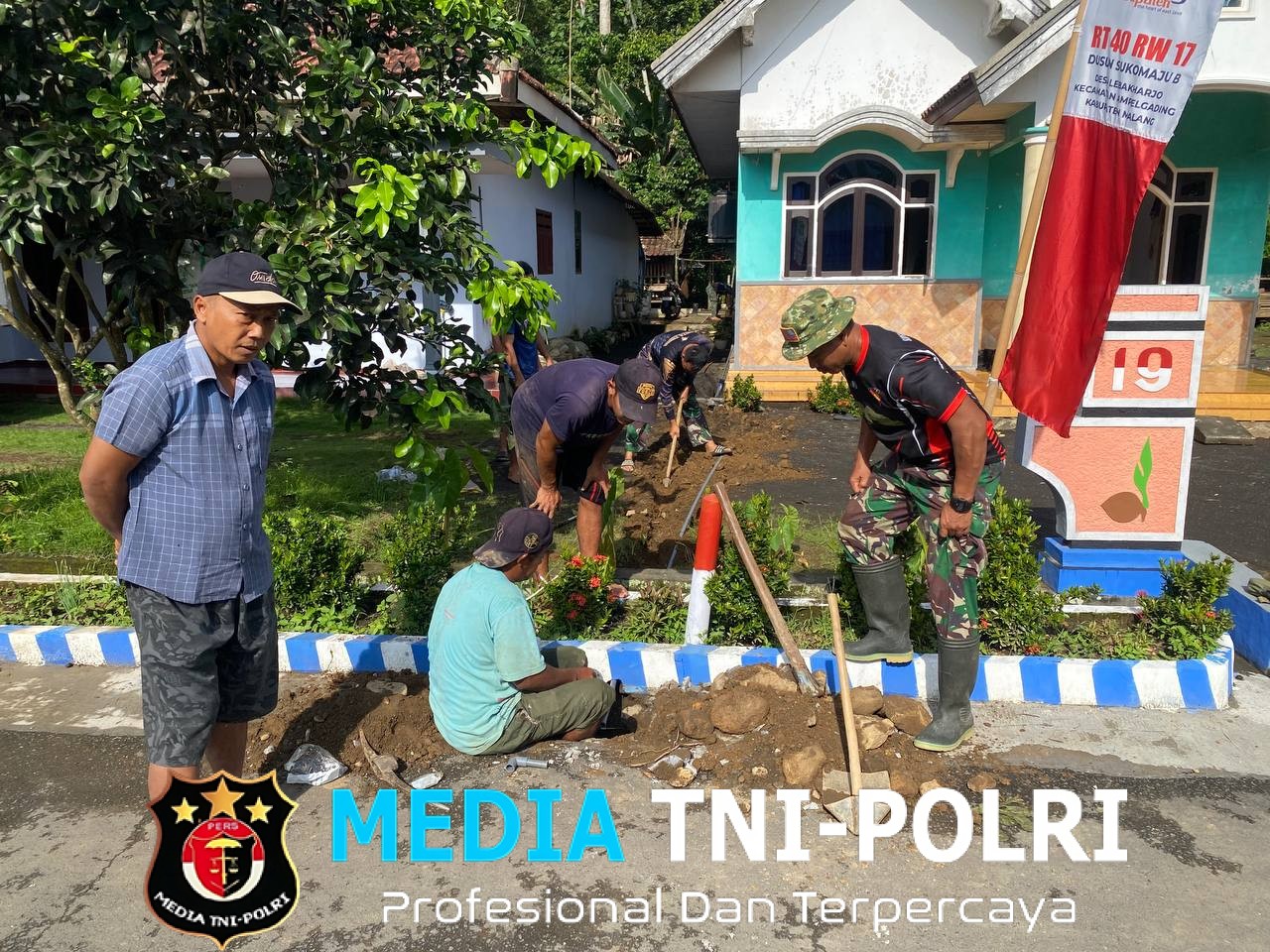 Air Bersih Mulai Mengalir, Bukti Nyata Keberhasilan Program Pipanisasi TMMD ke-126 di Desa Lebakharjo