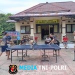 Tenis Meja Jadi Jembatan Kedekatan Polsek Menjalin Dengan Warga