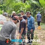 Satgas TMMD 126 Tahun 2025 Yonarmed 1 Selesaikan Pemasangan Bronjong di Sungai Sengkaring