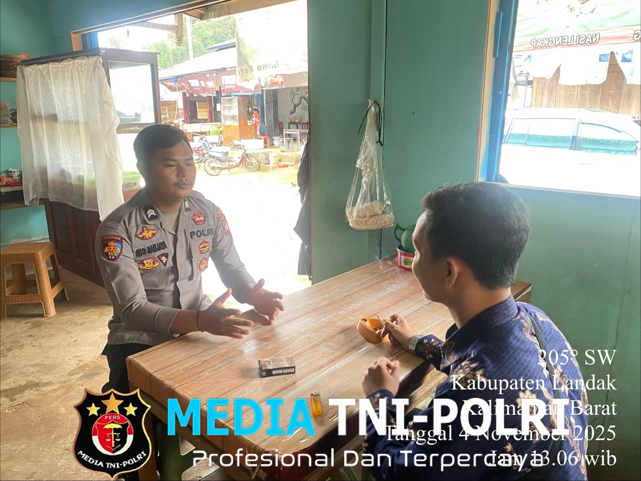 Warung Jadi Tempat Curhat, Polisi Ajak Warga Jaga Keamanan Bersama