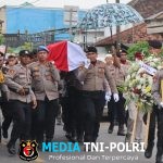 Polres Mesuji Gelar Upacara Kedinasan Pemakaman Brigpol Febri Ramanda