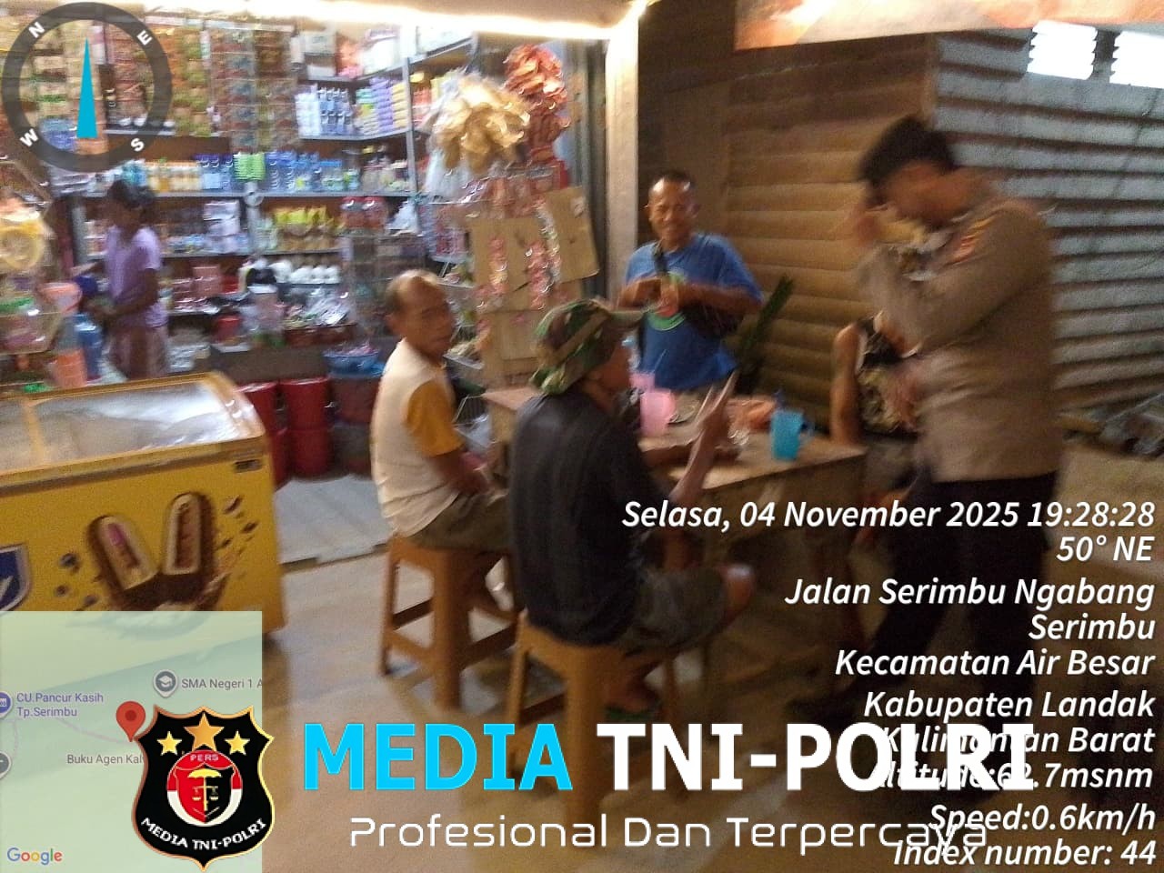 Suasana Malam di Air Besar Lebih Aman, Polisi dan Warga Bahu Membahu Cegah Gangguan Kamtibmas