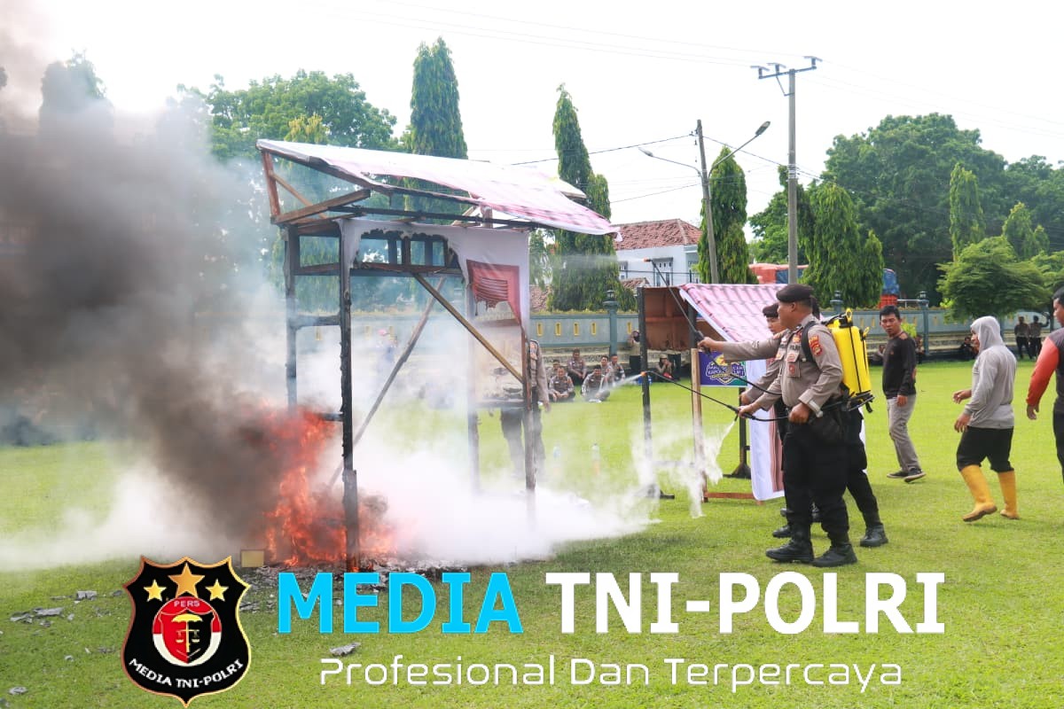 Polres Lampung Timur Gelar Apel Kesiapan Tanggap Bencana Hidrometeorologi