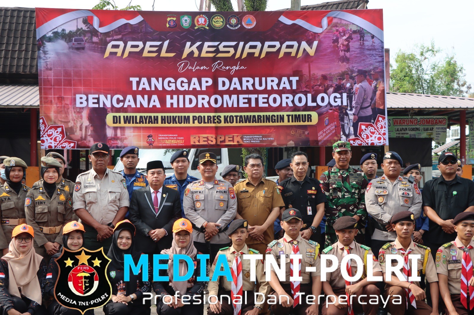 Kapolres Kotim Pimpin Apel Tanggap Darurat Bencana Hidrometeorologi, Sinergi dan Kolaborasi Sebagi Kunci Keberhasilan